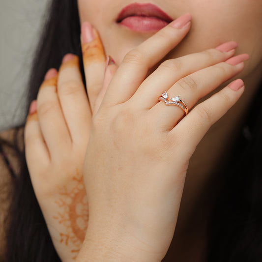 Radiant Crown Ring