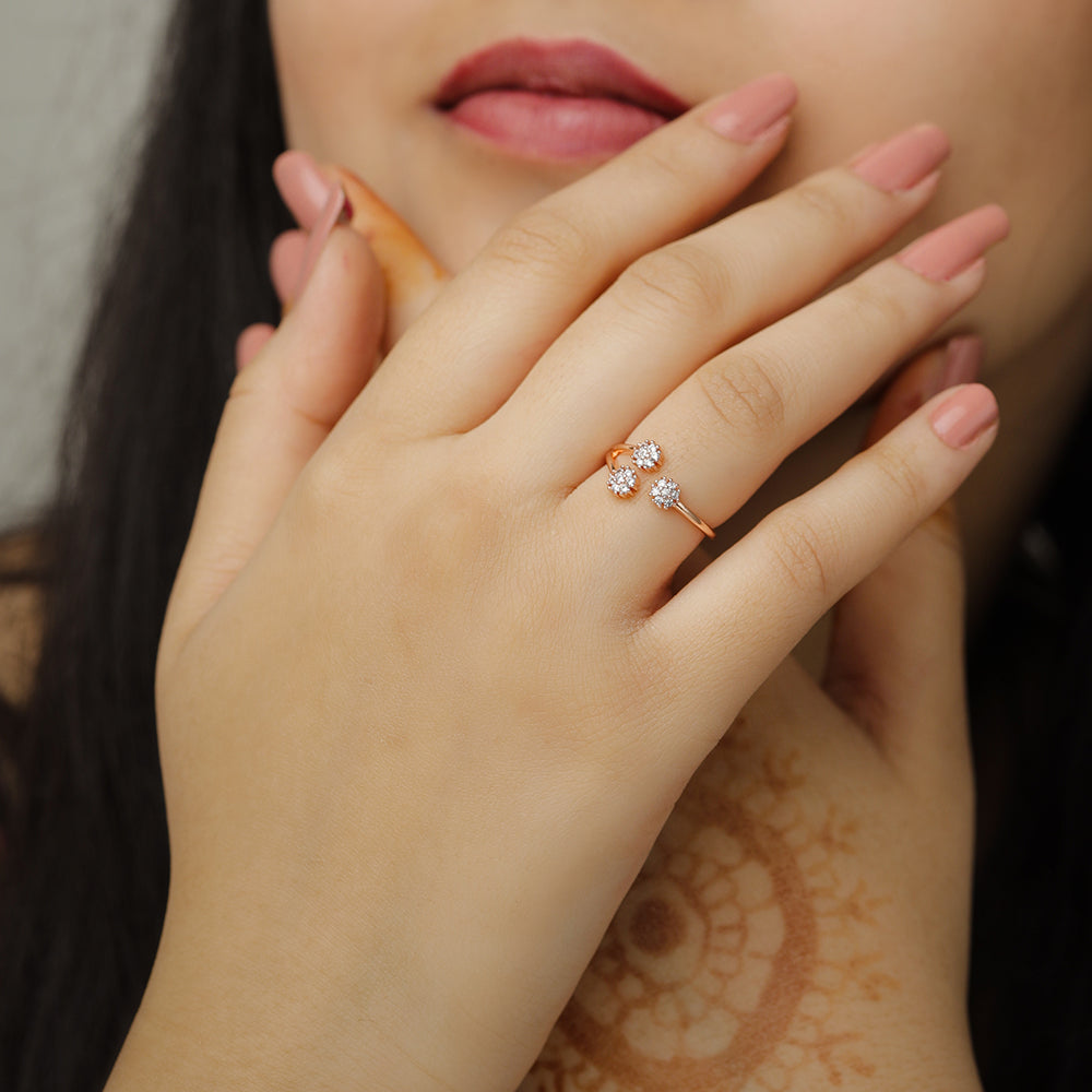 Trio Flower Ring