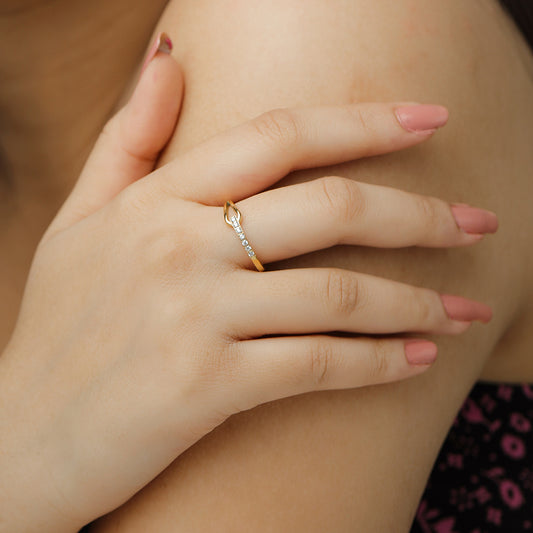 Radiant Arc Ring