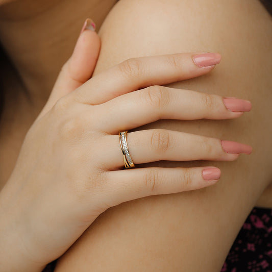 Sparkling Edge Ring