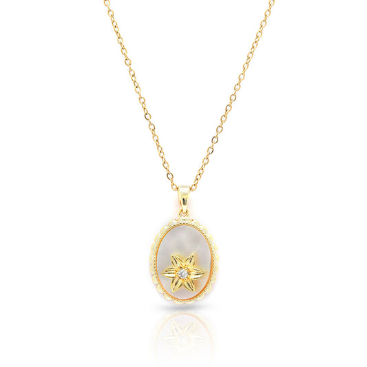Moonveil Flower Necklace