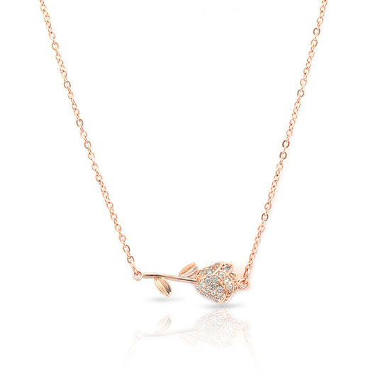 Rosebud Pendant Necklace