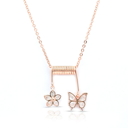 Coiled Spring Garden Necklace