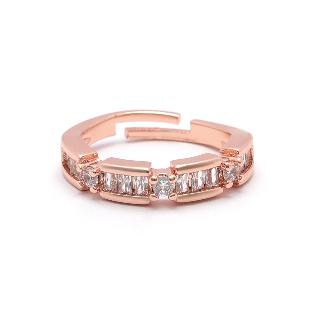 Crystal Row Ring