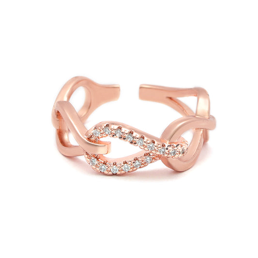 Twisted Rose Sparkle Ring
