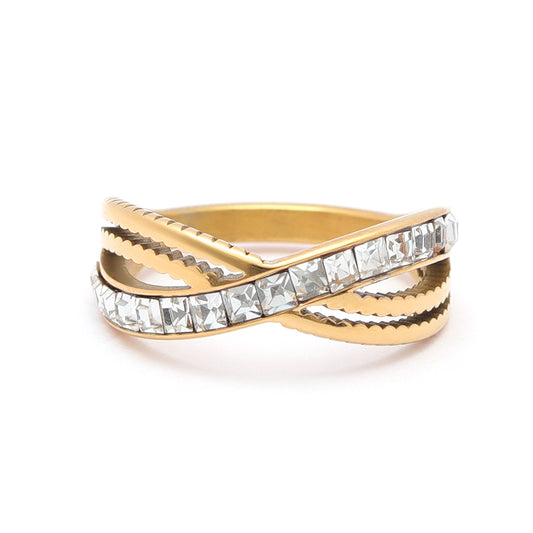 Golden Twist Ring