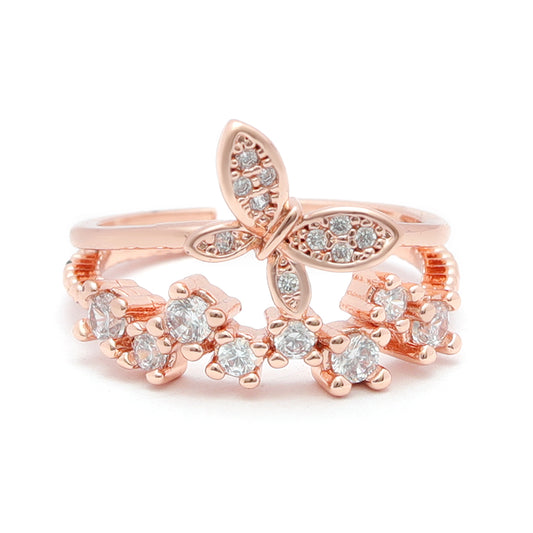 Blossom Butterfly Ring
