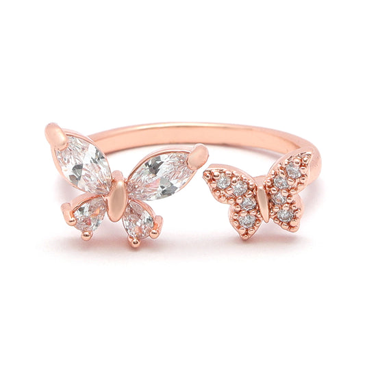 Twin Butterfly Ring