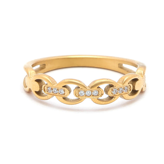 Golden Link Grace Ring