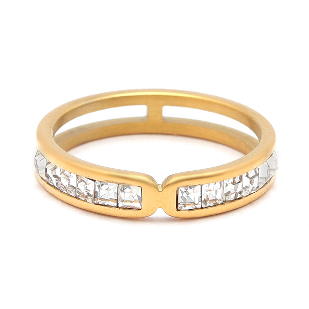 Gleaming Gold Accent Ring