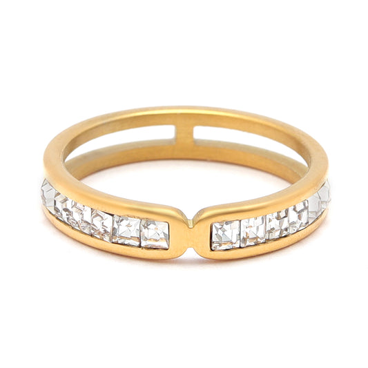 Gleaming Gold Accent Ring