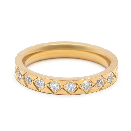 Diamond Crest Ring