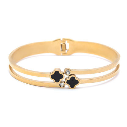Black Petal Elegance Kada