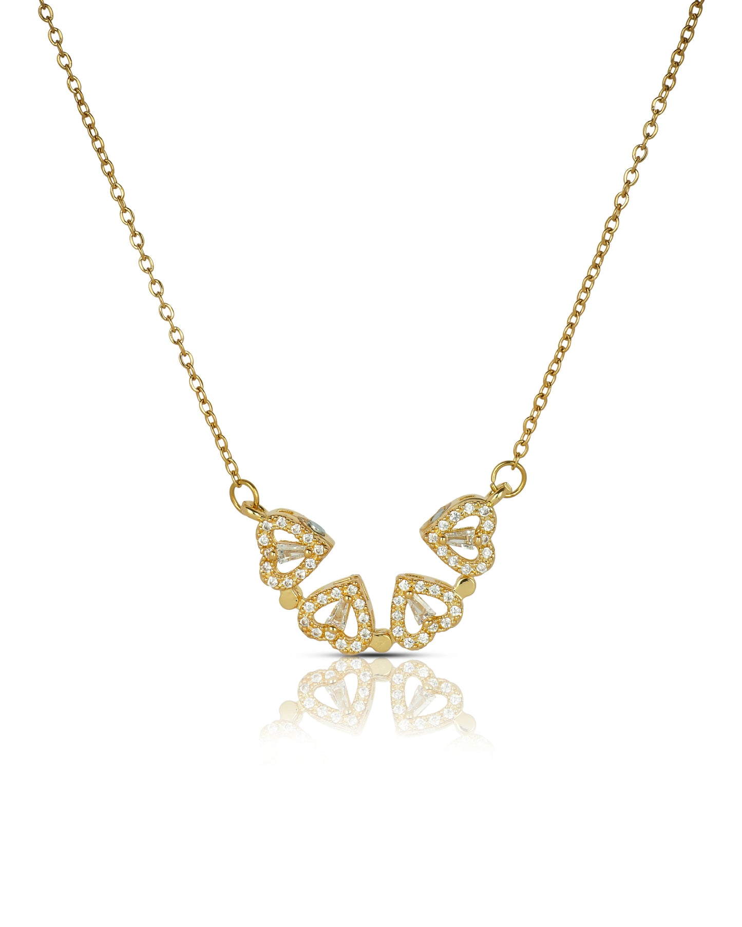 Radiant Clover Pendant Necklace