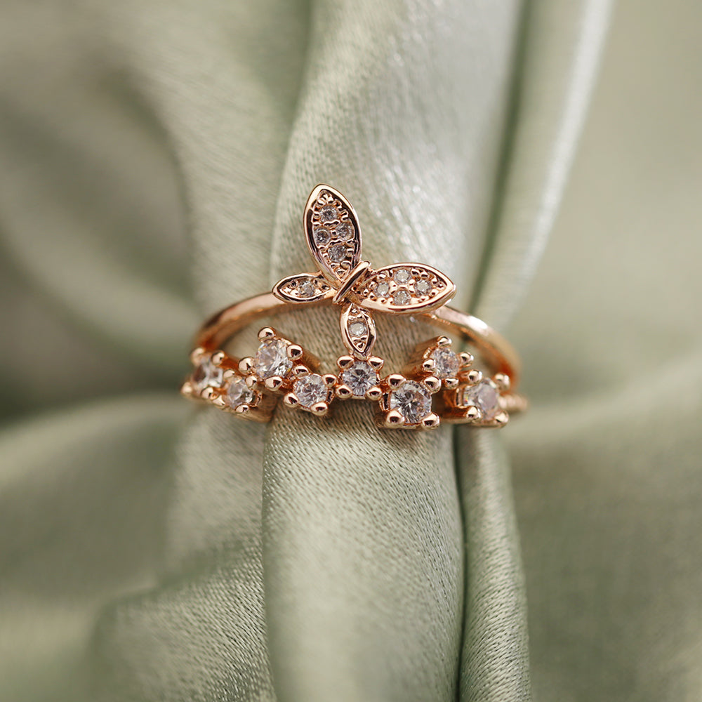 Blossom Butterfly Ring