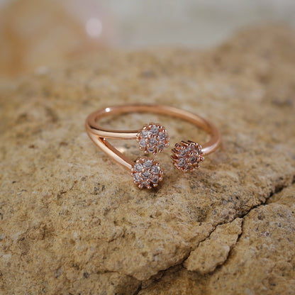 Trio Flower Ring