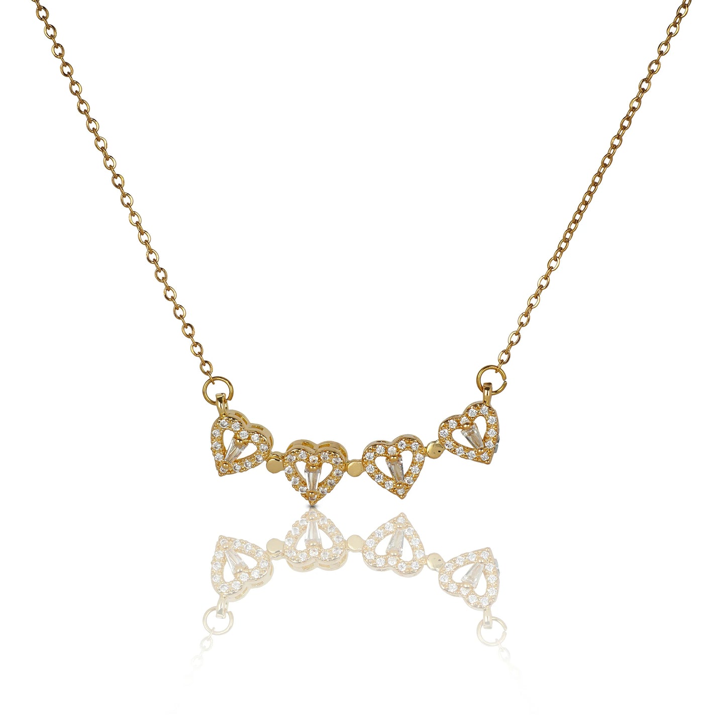Radiant Clover Pendant Necklace