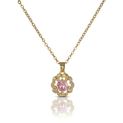 Pink Gemstone Necklace