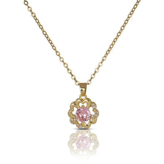 Pink Gemstone Necklace