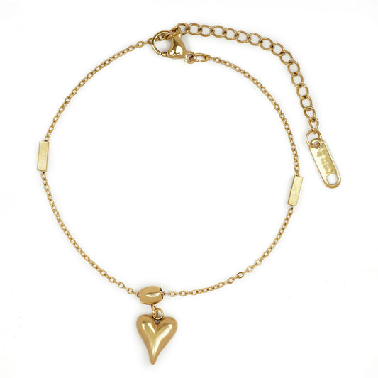 Lustrous Love Charm Bracelet
