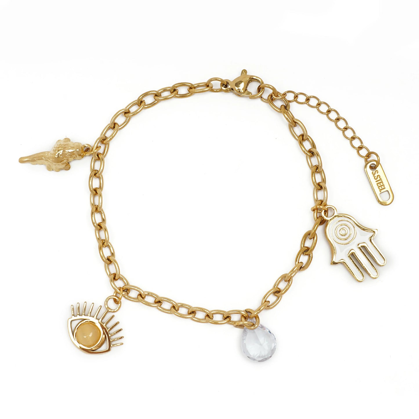 Golden Charm Bracelet