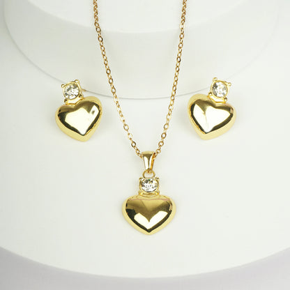 Sparkling Heart Gold Set
