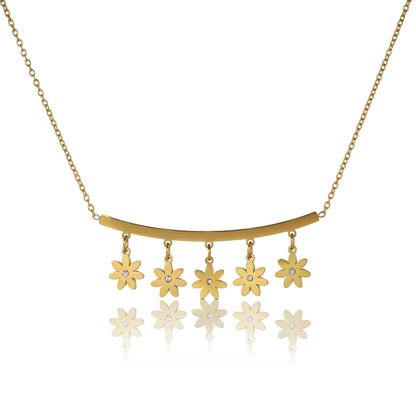 Floral Charm Necklace