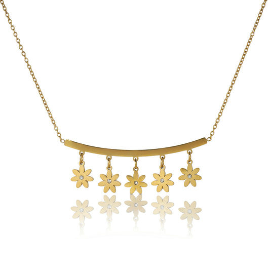 Floral Charm Necklace