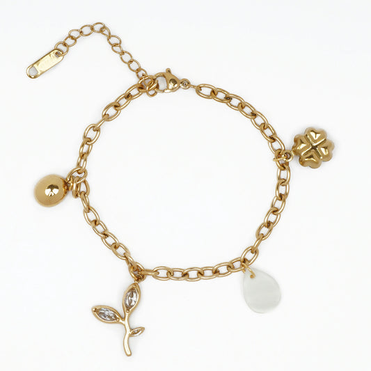 Golden Aura Charm Bracelet