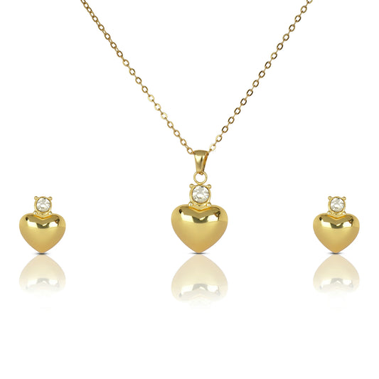 Sparkling Heart Gold Set