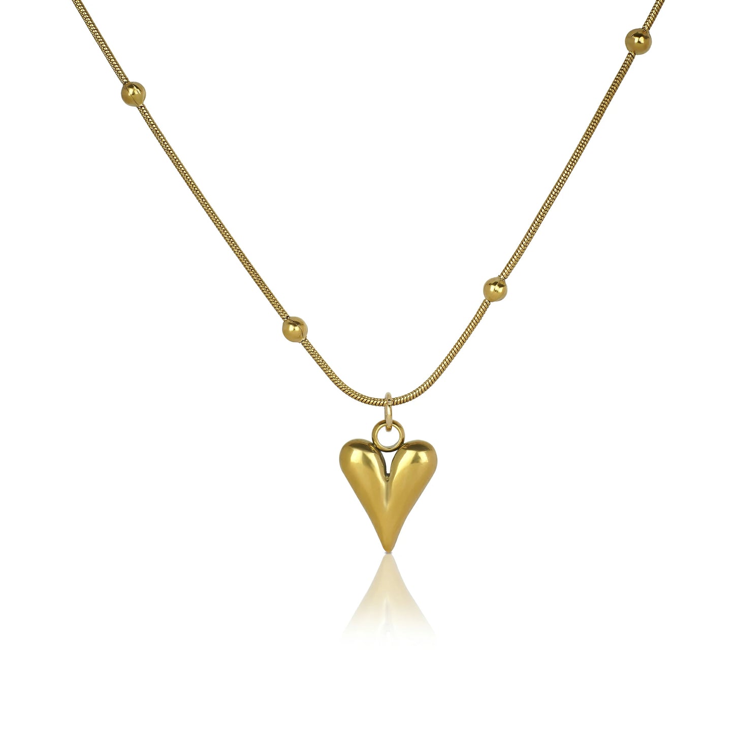 Gold Heart Necklace