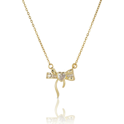 Heartstrings Bow Pendant