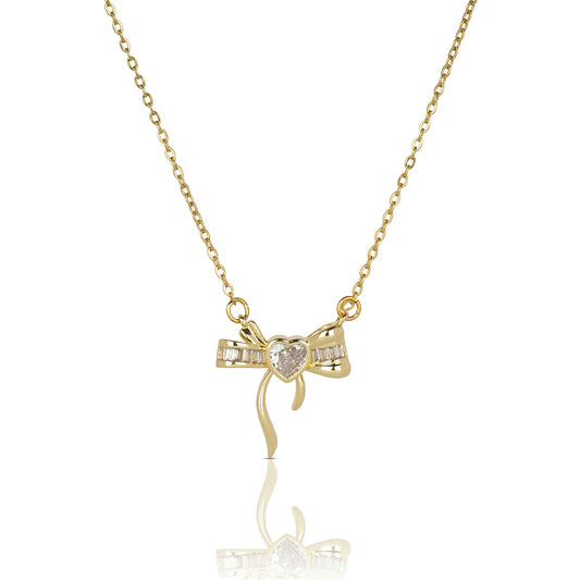 Heartstrings Bow Pendant