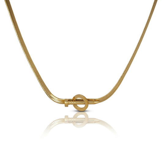 Sleek Knot Necklace