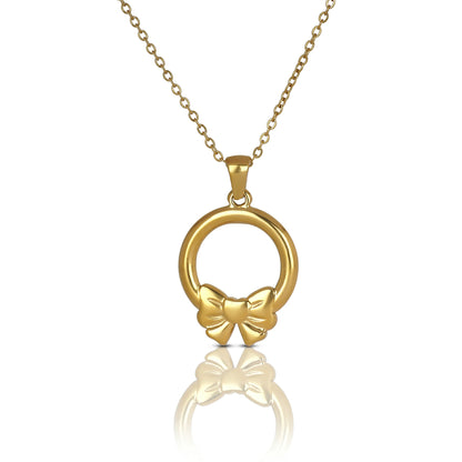 Knotty Circle Necklace