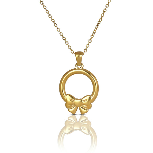 Knotty Circle Necklace