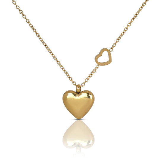 Two Hearts' Harmony Necklace