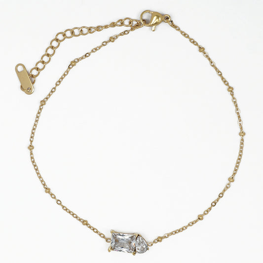 Dual Stone Anklet