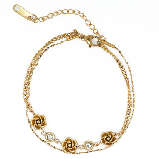 Rosé Radiance Charm Bracelet