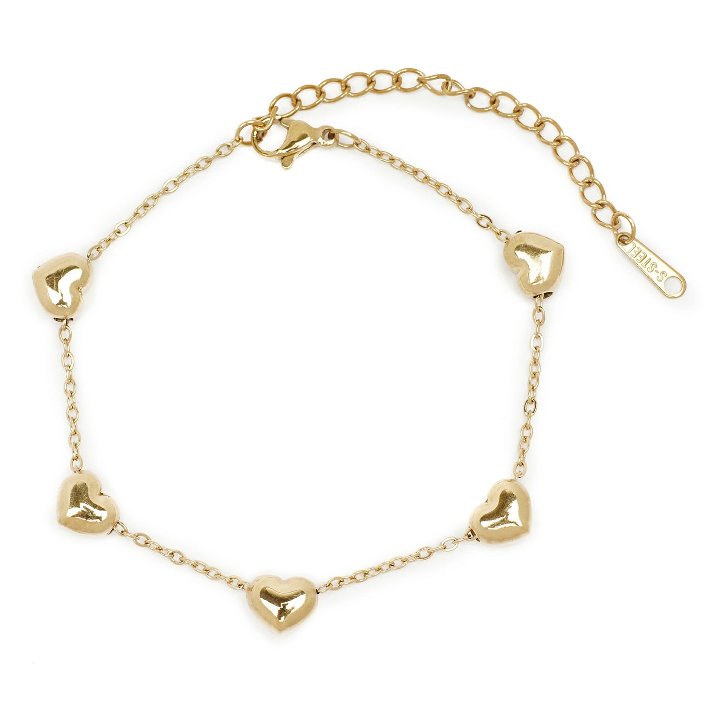 Golden Hearts Delight Bracelet