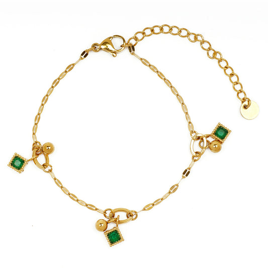Gemstone Chain Bracelet