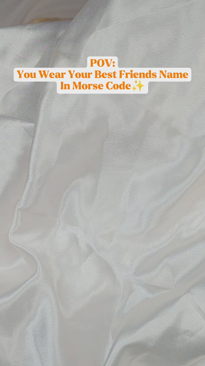 Morse Code Necklace